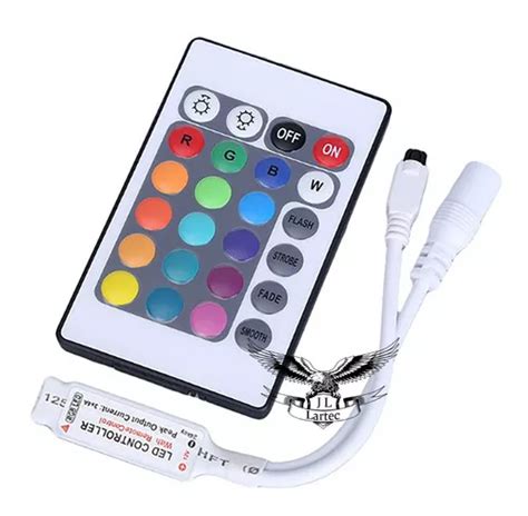 Kit Controle Controlador Para Fita Led Rgb E Mebuscar Brasil