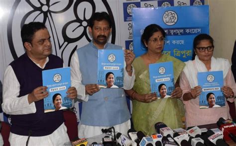 Tmc Releases Manifesto For Tripura Polls Promises Bengal Model Of