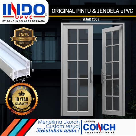 Jual Pintu Double Swing Kaca Regal Upvc Conch Pdsr Kota Bekasi