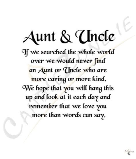 Uncle And Aunt Quotes