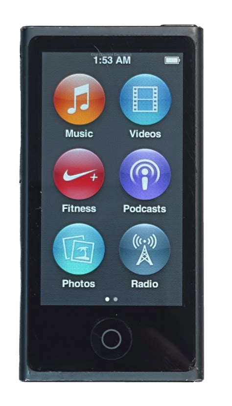 Refurbished Apple Ipod Nano 7th Generation 16gb Space Gray Me971lla A Elite Obsolete Electronics