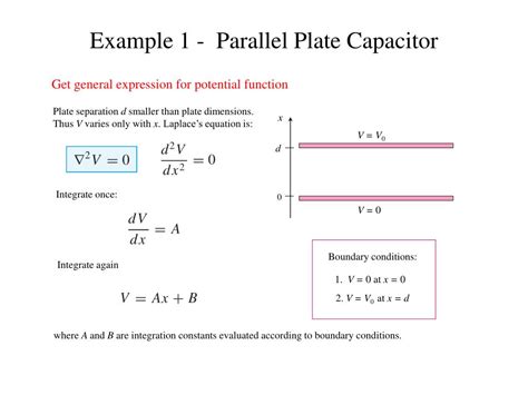 Ppt Capacitance And Laplaces Equation Powerpoint Presentation Free