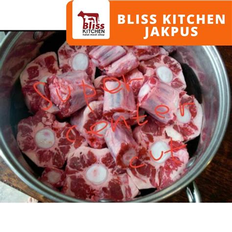 Jual Buntut Sapi Impor Oxtail Kualitas Super Banyak Daging Ukuran 3