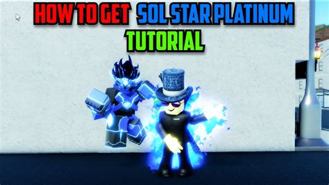 [ Aut ] How To Get Sol Star Platinum Tutorial In A Universal Time Roblox Youtube