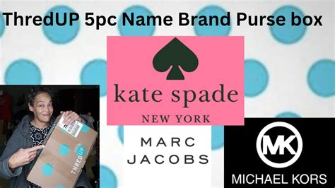 ThredUP 5 Pc Name Brand Purse Unboxing YouTube