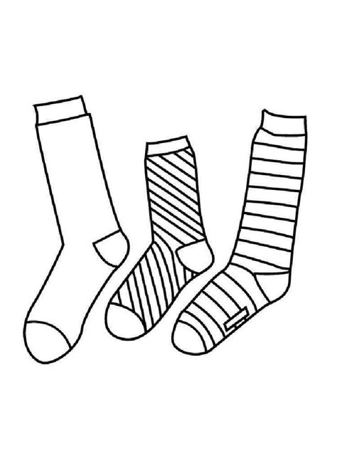 98 Socks Coloring Pages Printable 94 Chroma DreamLand En 2024 Bolsa