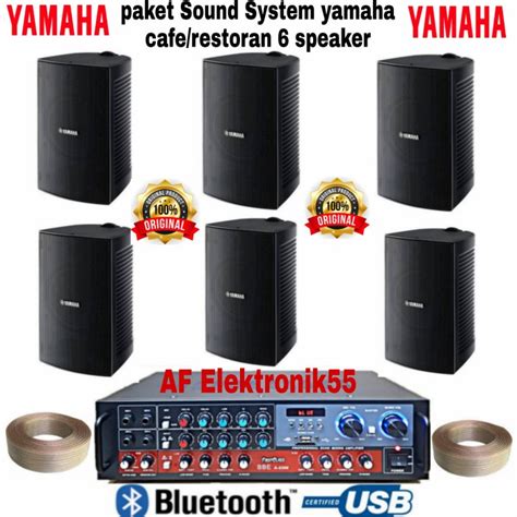 Jual Paket Sound System Yamaha Cafe Atau Restoran Unit Speaker