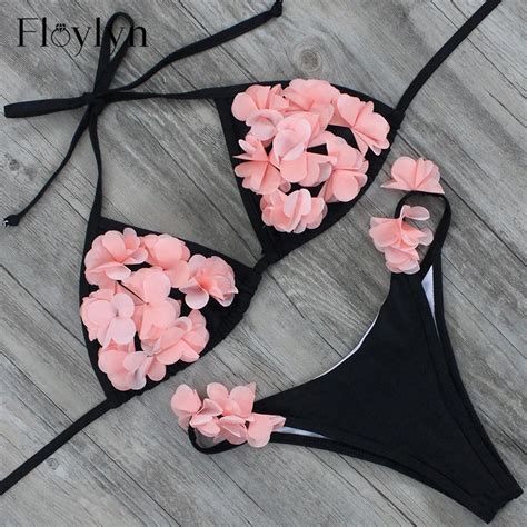 Floylyn Female Biquinis Feminino 2017 Exclusive Design Sexy Push Up