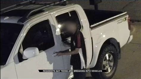 Car Break-Ins Caught On Camera In Tulsa Neighborhood