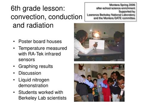 Ppt 6th Grade Lesson Convection Conduction And Radiation Powerpoint