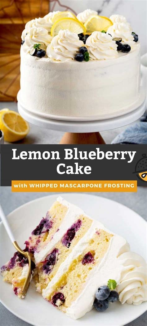 Lemon Blueberry Cake Lemon Blossoms