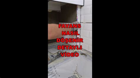 MUTFAK TEZGAH ARASI FAYANS NASIL YAPILIR seramik NASIL döşenir