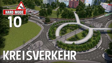 Großer Kreisverkehr mit Straßenbahn in Cities Skylines All in One 10