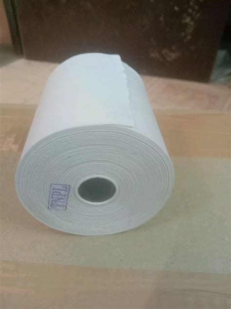 Plain White Thermal Paper Roll For Billing Purpose Gsm Gsm At Rs