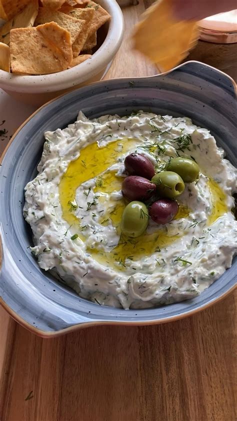 Greek Tzatziki Sauce Creamy Yogurt Cucumber Dill Recipe Artofit