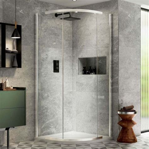 Buy Kudos Pinnacle8 Quadrant Shower Enclosure 900mm X 900mm Matt Black