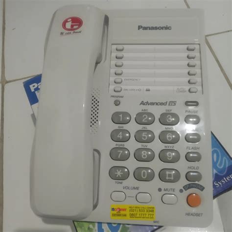 Jual PESAWAT TELEPON RUMAH INDIHOME PANASONIC KX T2373 BARU Shopee