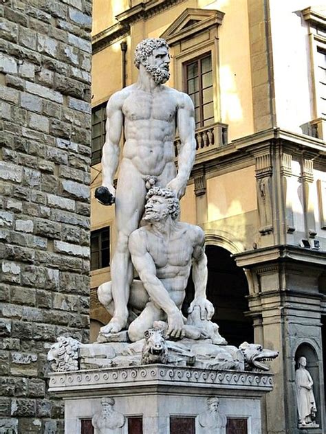 Florence Hercules And Cacus By Baccio Bandinelli Piazza Flickr