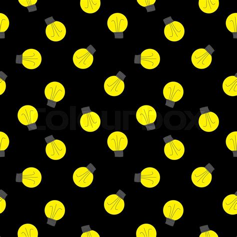 Lamp Seamless Pattern Stock Vector Colourbox