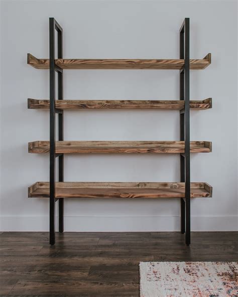 Industrial bookcase diy – Artofit