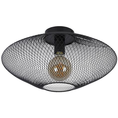 Loftowa Lampa Sufitowa Mesh Lucide Druciana Oprawa Metalowa