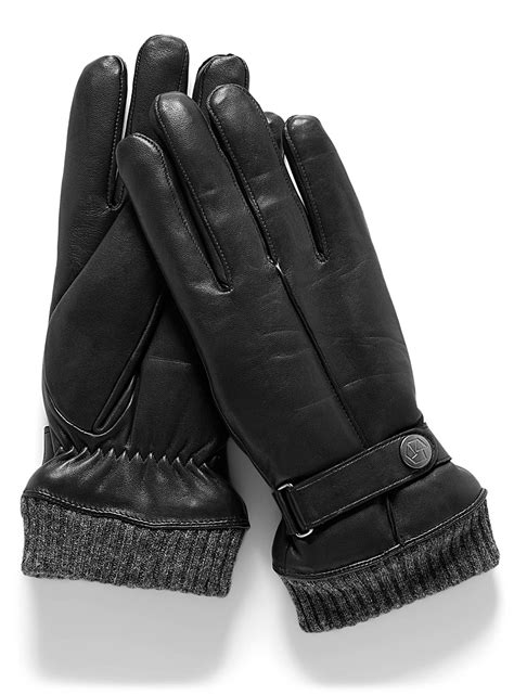 Womens Suede And Leather Gloves And Mittens Simons Canada