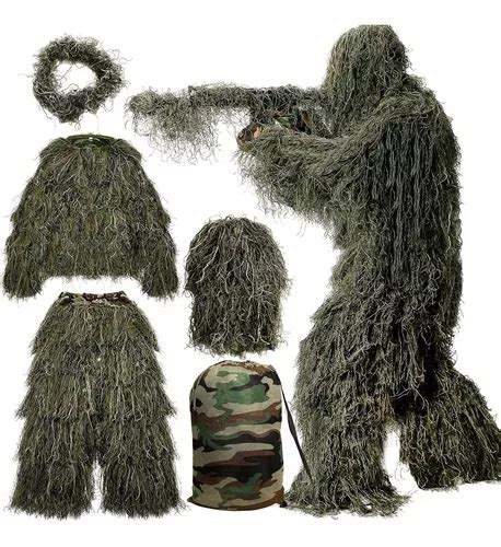 Traje De Ghillie Para J Venes Ropa De Camuflaje En D Env O Gratis