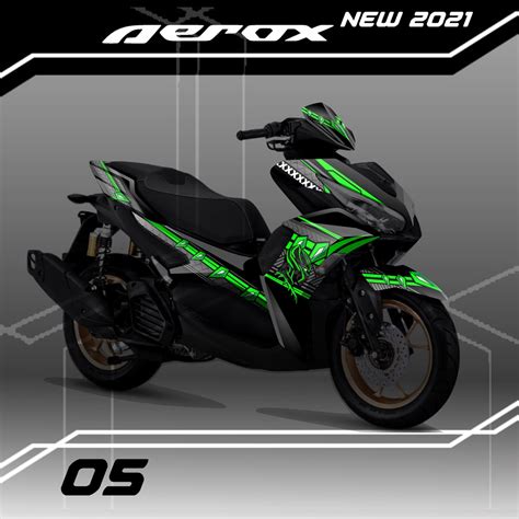 Jual Stiker Decal Sticker Full Body Yamaha Aerox New Kode