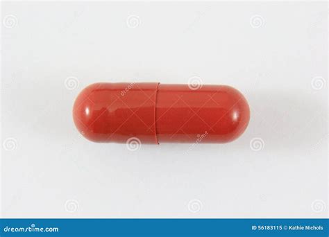 Macro Red Capsule Stock Image Image Of Narcotic Lifestyles 56183115