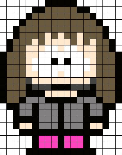 South Park Shelly Marsh Perler Bead Pattern | Bead Sprites | Characters Fuse Bead Patterns