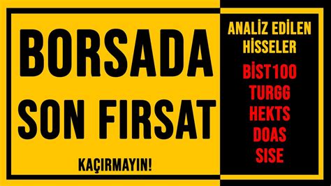 HALKA ARZ BALONU PATLADI MI BORSADA SON FIRSAT BİST 100 TURGG