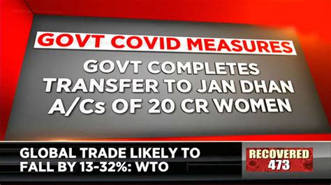 Watch Govt Completes Transfers To Jan Dhan Accounts Of 20 Cr Women As