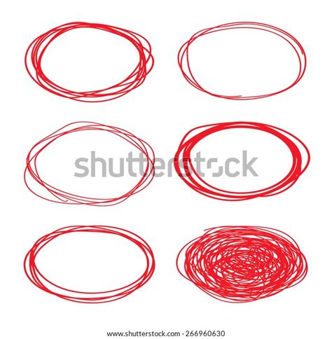 Marker Red Circle Highlight Circle Stock Vector Royalty Free