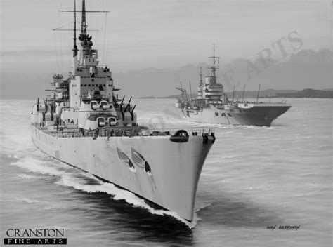 Hms Vanguard By Ivan Berryman P