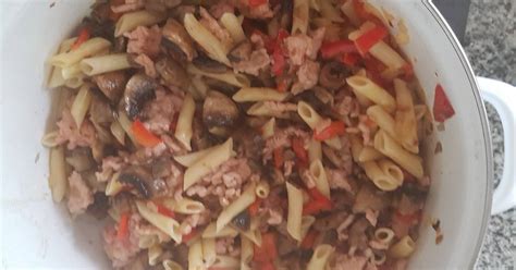 Macarr N Con Carne Y Champi N Recetas Caseras Cookpad