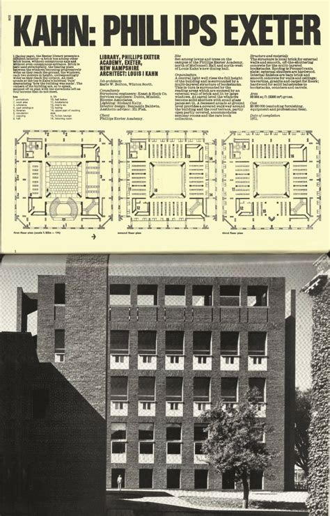 Phillip Exeter library in New Hampshire, USA, by Louis Kahn - The ...