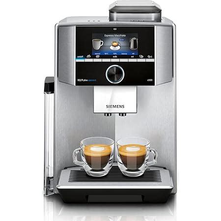 Siemens machine à café automatique EQ900 TQ907D03 contrôle par l