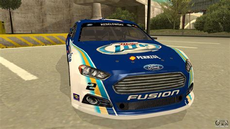 Ford Fusion Nascar No 2 Miller Lite For Gta San Andreas