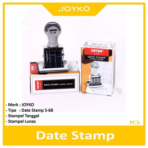 Jual Joyko Stamp Lunas And Tanggal S Pcs Shopee Indonesia