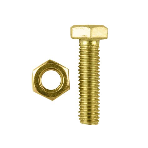 Pinnacle M8 X 30mm Yellow Zinc Hi Tensile Hex Bolt And Nut 4 Pack