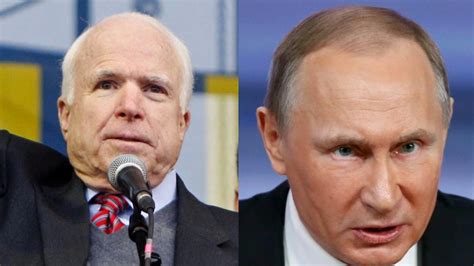 Vladimir Putin A Bigger Threat Than Islamic State John Mccain Says