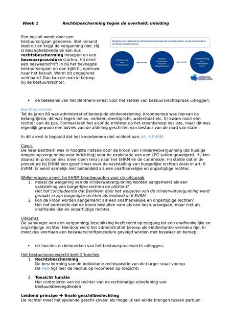 Samenvatting Bestuursprocesrecht K4 JHS 2022 Tentamen Week 1