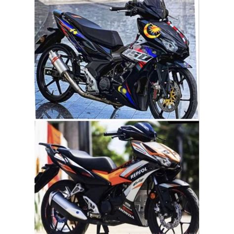 Coverset Honda RSX Winner X RS X Shopee Malaysia