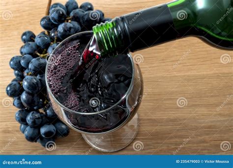 Alcoholic Drink Wine Making And Alcohol Industry Concept With Red Wine