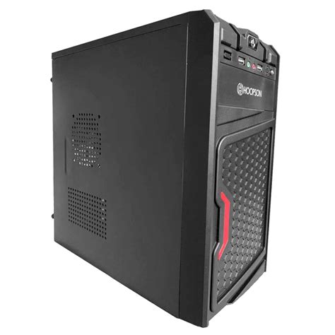 Gabinete Para Computador Desktop Mini Tower Atx S Fonte Preto Usb P2