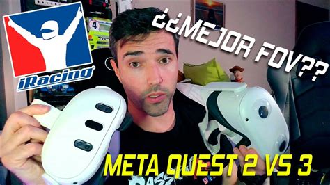 META QUEST 3 Vs QUEST 2 Simracing Batalla De FOV Y Lentes En IRacing