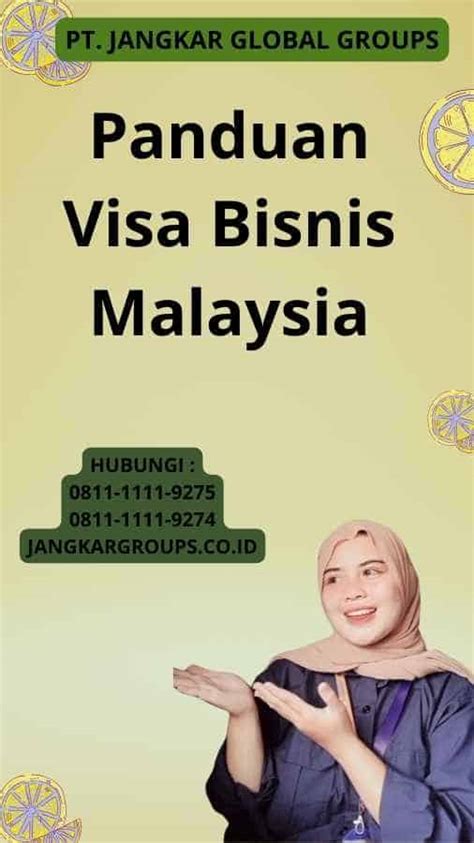 Panduan Visa Bisnis Malaysia Jangkar Global Groups