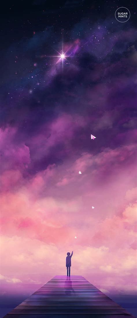 40 Wallpaper Anime Langit Keren Tahun 2019