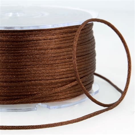 Trim Cord Rattail M X Mm Dark Brown Stephanoise Groves And