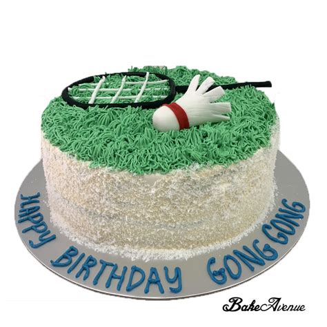 Sports Badminton Theme Cake – BakeAvenue